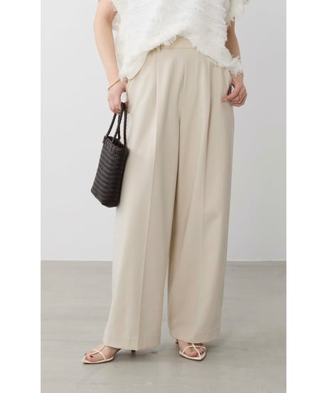 【MICA&DEAL】 0126103013 ドライタッチワンタックパンツ
