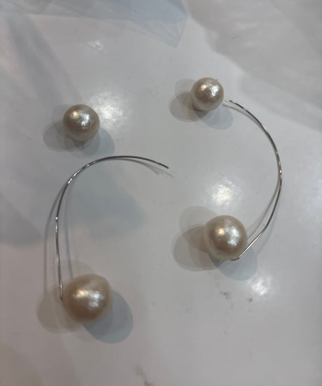 【atelier brugge】30AP-09P  コットンパールピアス