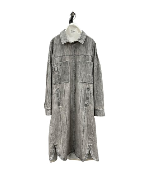 【ayane 26AW】  856707　ダンガリーロングシャツ