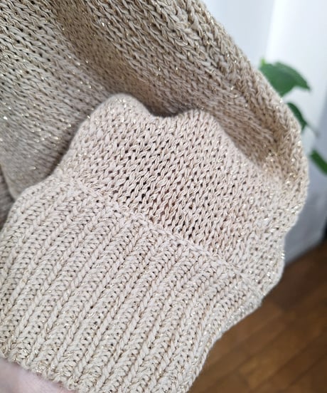 【ATELIER SIX】BL-11267396 リネンテープロゴ刺繍プルオーバー