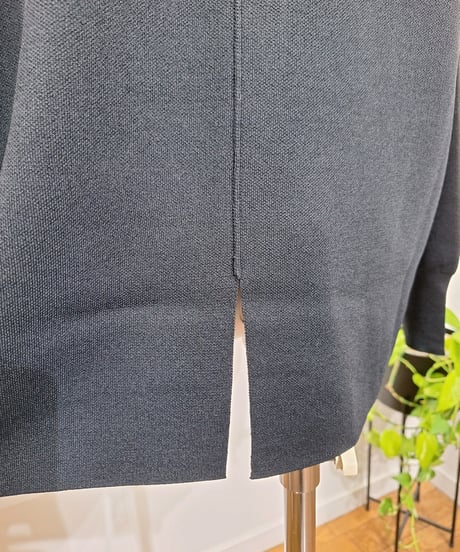 【ATELIER SIX】HL-11256310 ジャガード編モックネックプルオーバー