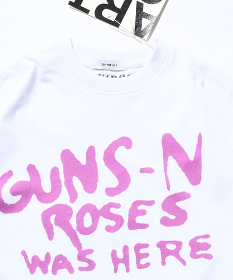 【JOHNBULL】 アーティストTシャツ（GUNS N＇ ROSES／WAS HERE） JT253C26