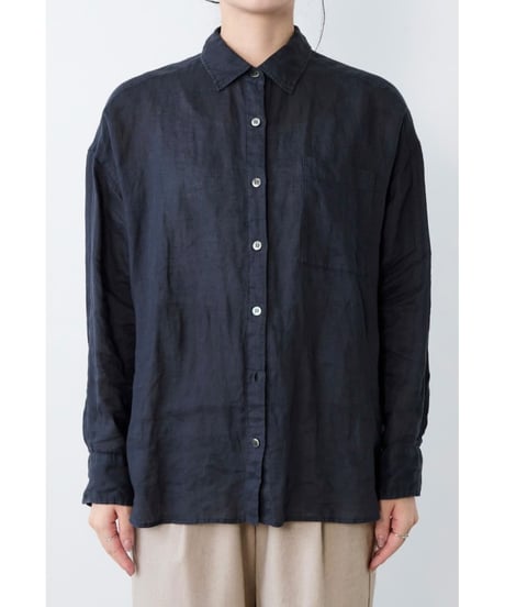 【MICA&DEAL】 0126101055 ウォッシュドリネンシャツ
