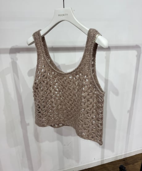 【PRIORITY 26AW】P67006KR モヘヤニットタンク