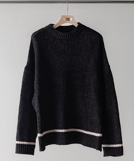 【ruxe 26AW】2634421 アンダーラインモールニット