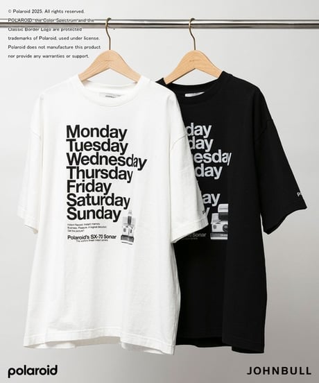 【JOHNBULL】JT251C42 POLAROID Tシャツ