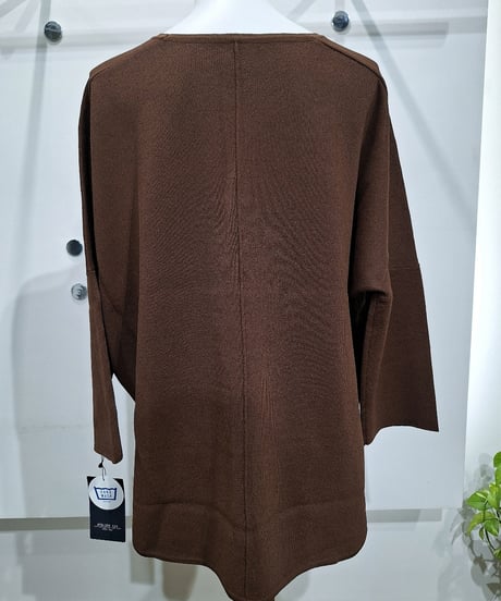 【ATELIER SIX】HL-11256311 ジャガード編ワイドプルオーバー