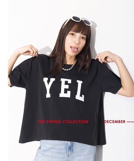 再販ご予約❗️【MARGAUX VINTAGE 26SS】 CT 26033 - S　YEL Tシャツ(パウダー加工)