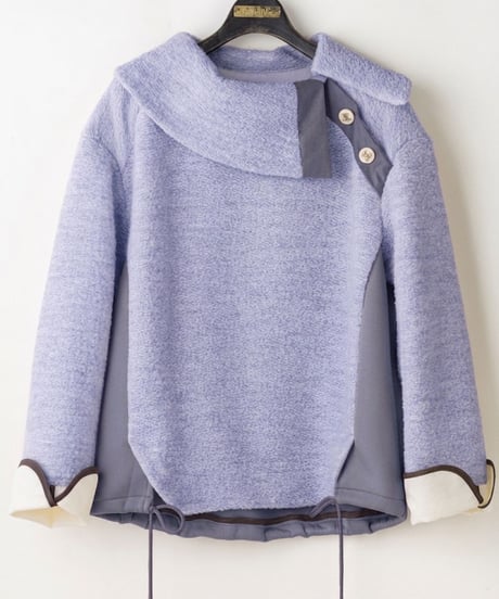 【Lallia Mu 26AW】2416516 ターンネックプルオーバー