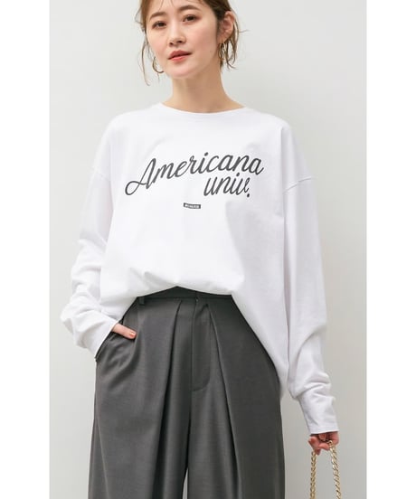 【MICA&DEAL】0125309271 15th ANNIVERSARY 【AMERICANA×MICA&DEAL】 ロングスリーブT-shirt