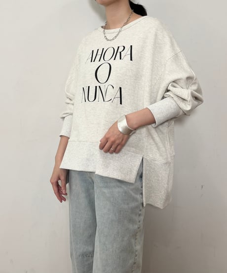 【siro de labonte】R553203 design p/o 30/10SWEAT