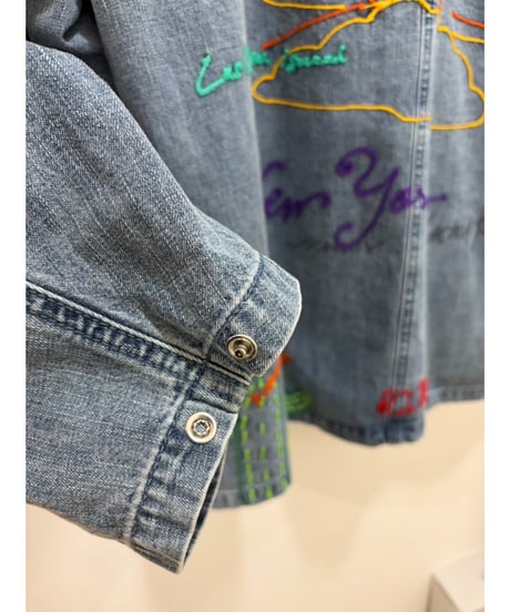 【Universal Style Weare】 661020 RAKUGAKI DENIM JK