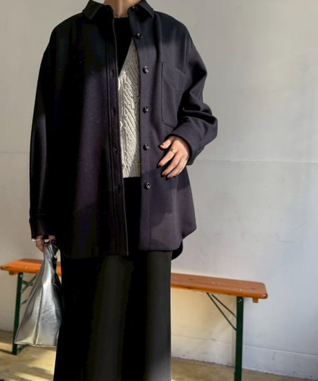 【cafune】545404 W jersey shirts blouson