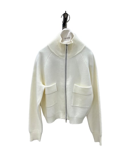 【ayane 26AW】  数量限定856773 ジップアップニットブルゾン