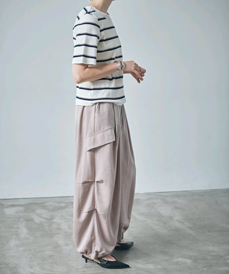 21【ruxe 26AW】  2633720 サテンカーゴパンツ