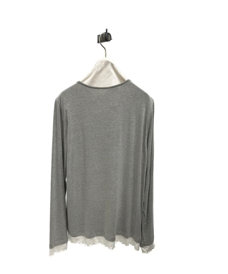 【ayane 26AW】856738 ペア天ヘンリーネックロンT