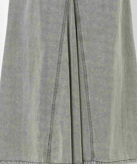 【MICA&DEAL】0125102022 AラインデニムロングSK