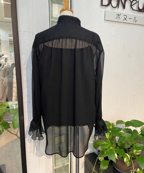 【BEATING HEART 】BB025L2  シアーフリルブラウス