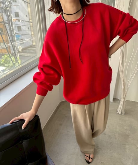 【cafune】  535963 sweat like relax pullover