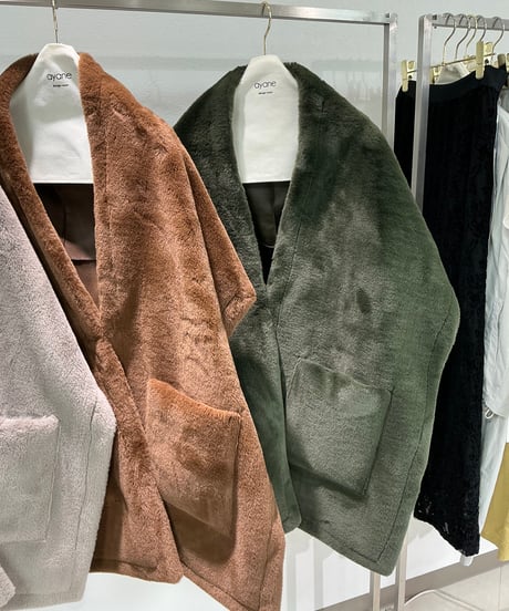 【ayane 26AW】  856754  ４WAYムートンショール