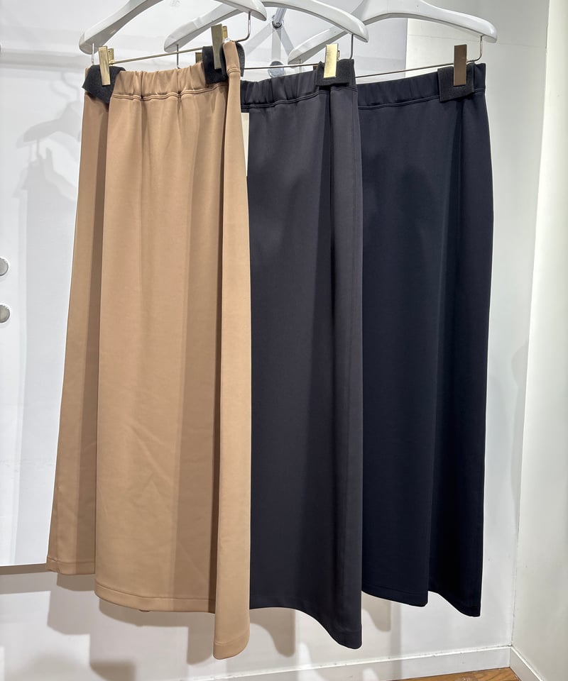 新品　　cafune double knit skirt boucle double knit skirt | cafune