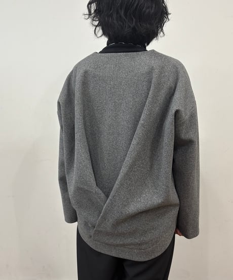 【siro de la bonte 26AW】R643324 light melton back tuck jacket