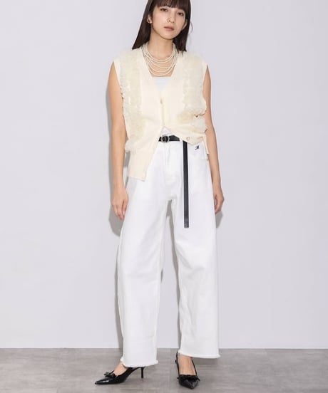 【MARGAUX VINTAGE】PT-26011 - S　パリジェンヌデニム(off white)