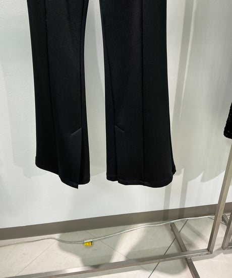 【ayane 26AW】 856727 ポリエステルポンチフレアパンツ