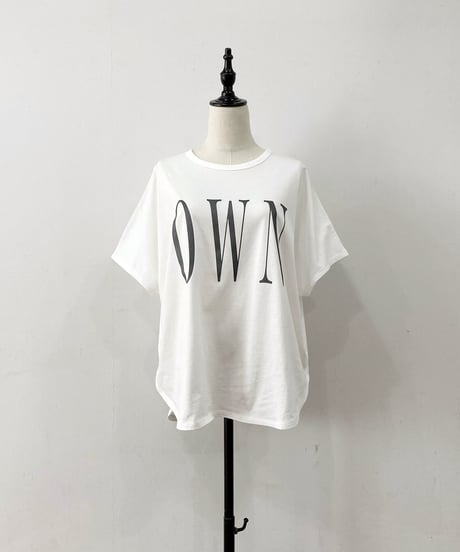 【sirodelabonte】R523218 OWN dolman Tshirt(ラメ） 30/-highgauge cotton
