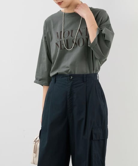 【MICA&DEAL】0125309216 "MOUNT NELSON"ロゴ5分袖T-shirt