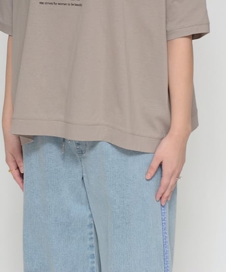 【Praia】 LEO-2510 ナンバー転写ドルマンTシャツ