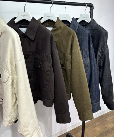 【PRIORITY 26AW】 P67040AI パデットデニムジャケット