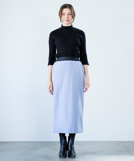 【Lallia Mu 26AW】2614851 オーガンジーポケットタイトスカート