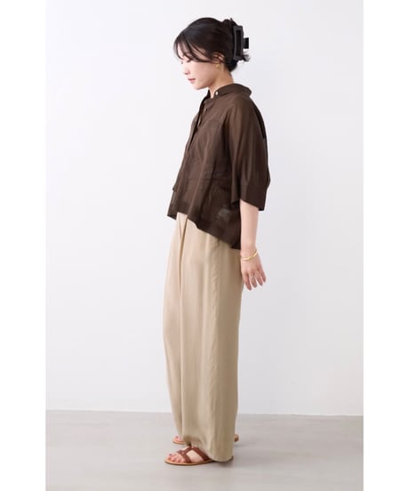 【MICA&DEAL】 0126201141 シアーショートテントシャツ