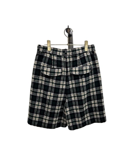 【ayane 26AW】  856715　チェック柄ハーフパンツ