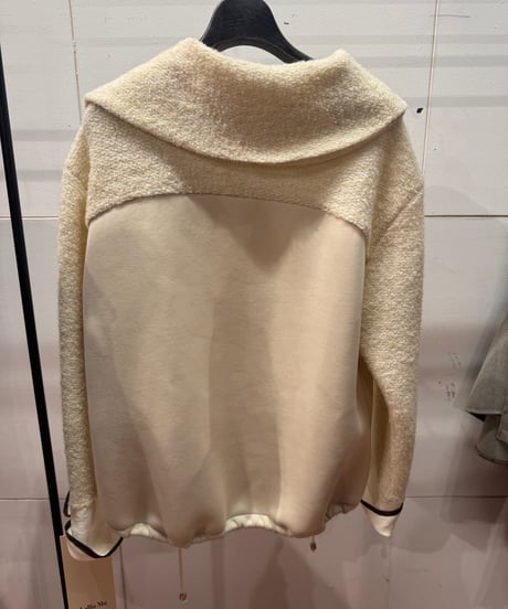 【Lallia Mu 26AW】2416516 ターンネックプルオーバー