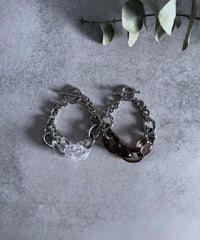 【charmaer】226543 アクリルドッキングチェーンブレス