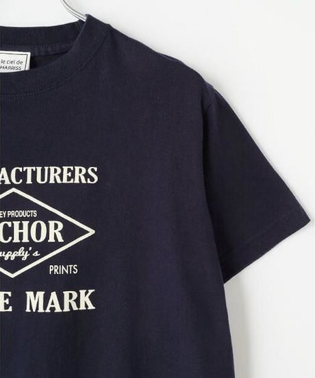 【Harriss】BK251-14214 ANCHORプリントTシャツ