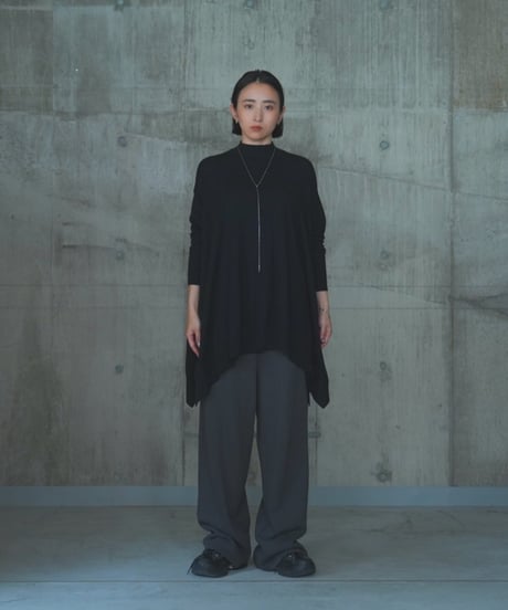 【RILATO 25AW】 R25407 ハイネックニットポンチョ