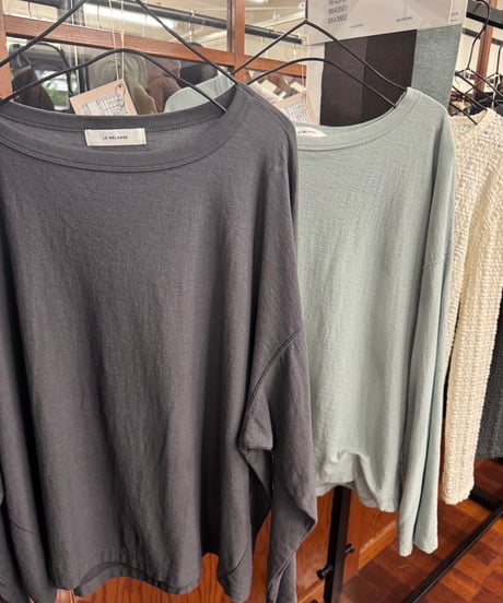 【LE MÉLANGE 26AW】8641004 天竺クルーネックプルオーバー