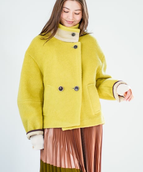 【Lallia Mu 26AW】2614210 ウールシープパイルショートコート