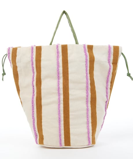 【beej】PWMI-004 EMB&Flocky String bag
