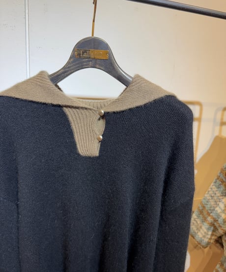 【Lallia Mu 26AW】2614444 セーラーカラーニット