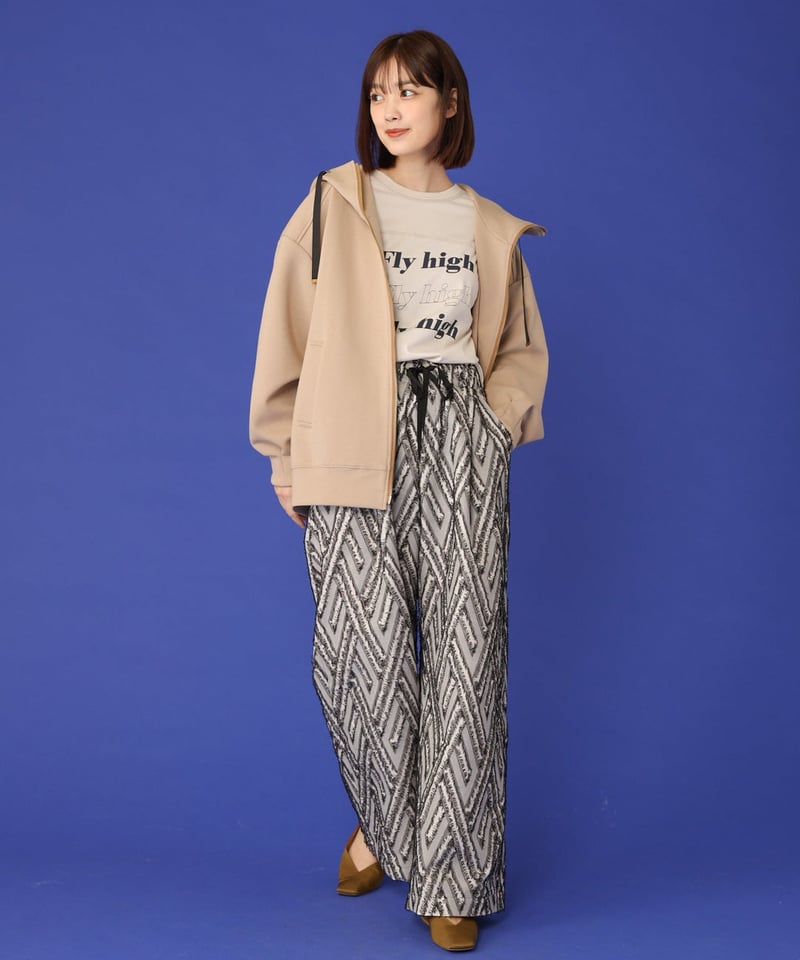 トゥモローランド カットジャガード フレアスカート（セール 