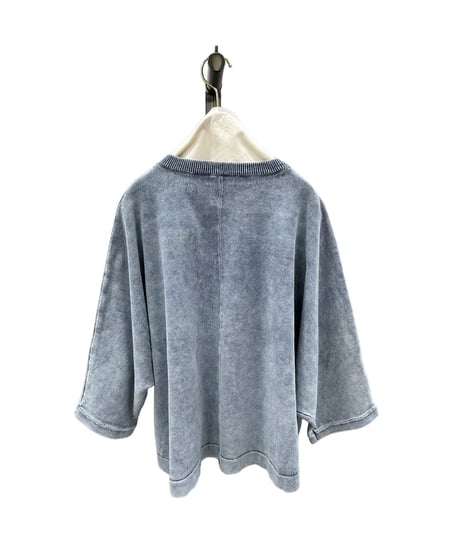 【ayane 26AW】  数量限定856772 ストーンウォッシュプリオーバーニット