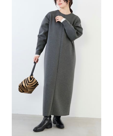 【MICA&DEAL】0125404325 コクーンダンボールカットワンピース