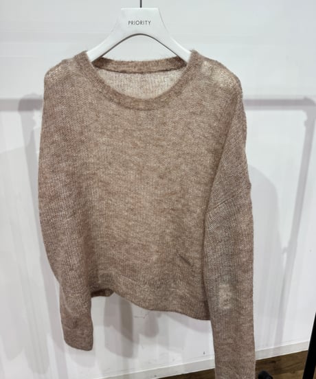【PRIORITY 26AW】P67007KR モヘヤニット T