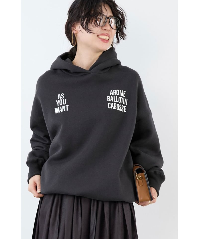 MICA&DEAL】0125409335 裏起毛ビッグロゴフーディー | selectshopB5