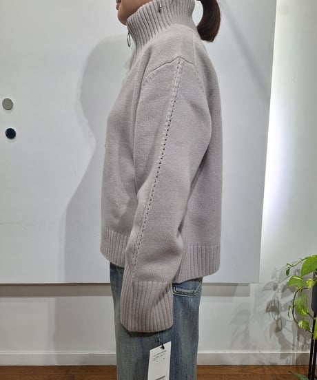 【ATELIER SIX】11256440 ウールハーフジッププルオーバー