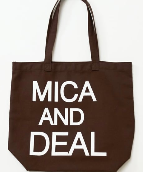 【MICA&DEAL】M00E023GD ロゴコットンバッグ